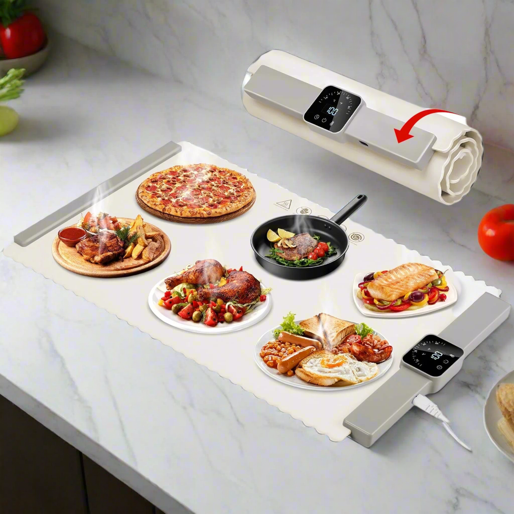 Foldable Silicone Electric Food Warming Mat