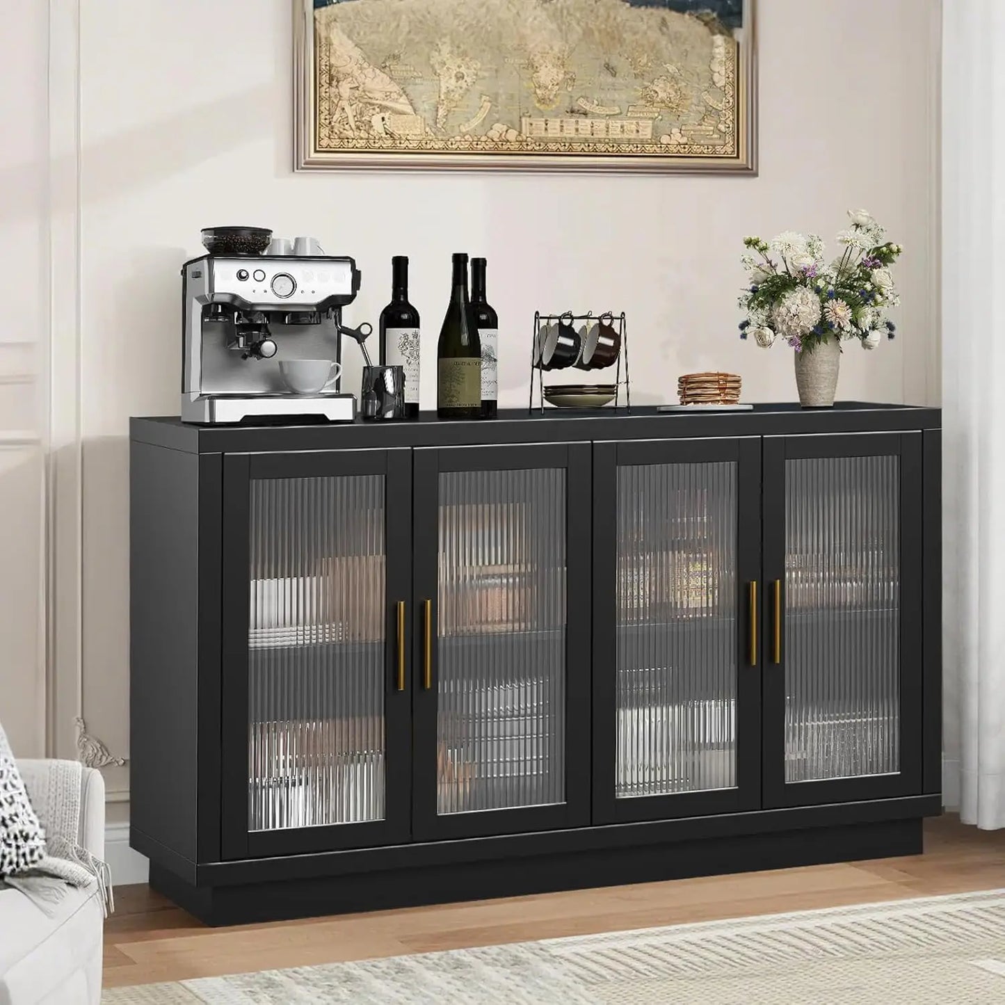 modern-large-black-buffet-cabinet-with-four-fluted-glass-doors-winnow-foundry-co