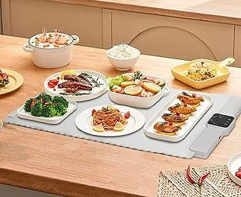 Foldable Silicone Electric Food Warming Mat