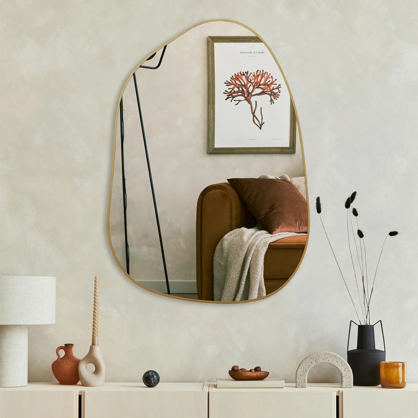 Hammock Chair Hanging Rope Swing styled for a cozy modern home