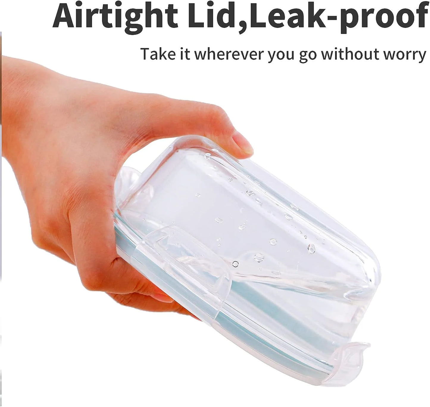 15-Pack Glass Food Storage Container Set with Airtight Lids