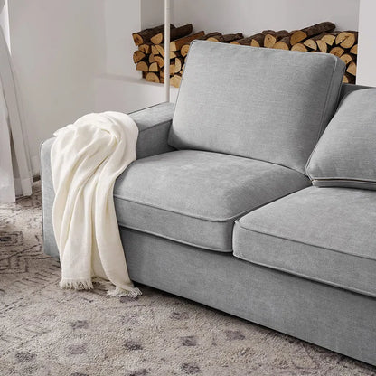 Luxury Modern Upholstered Sofa for Living Room, Couches with Solid Wood Frame 88.58" 