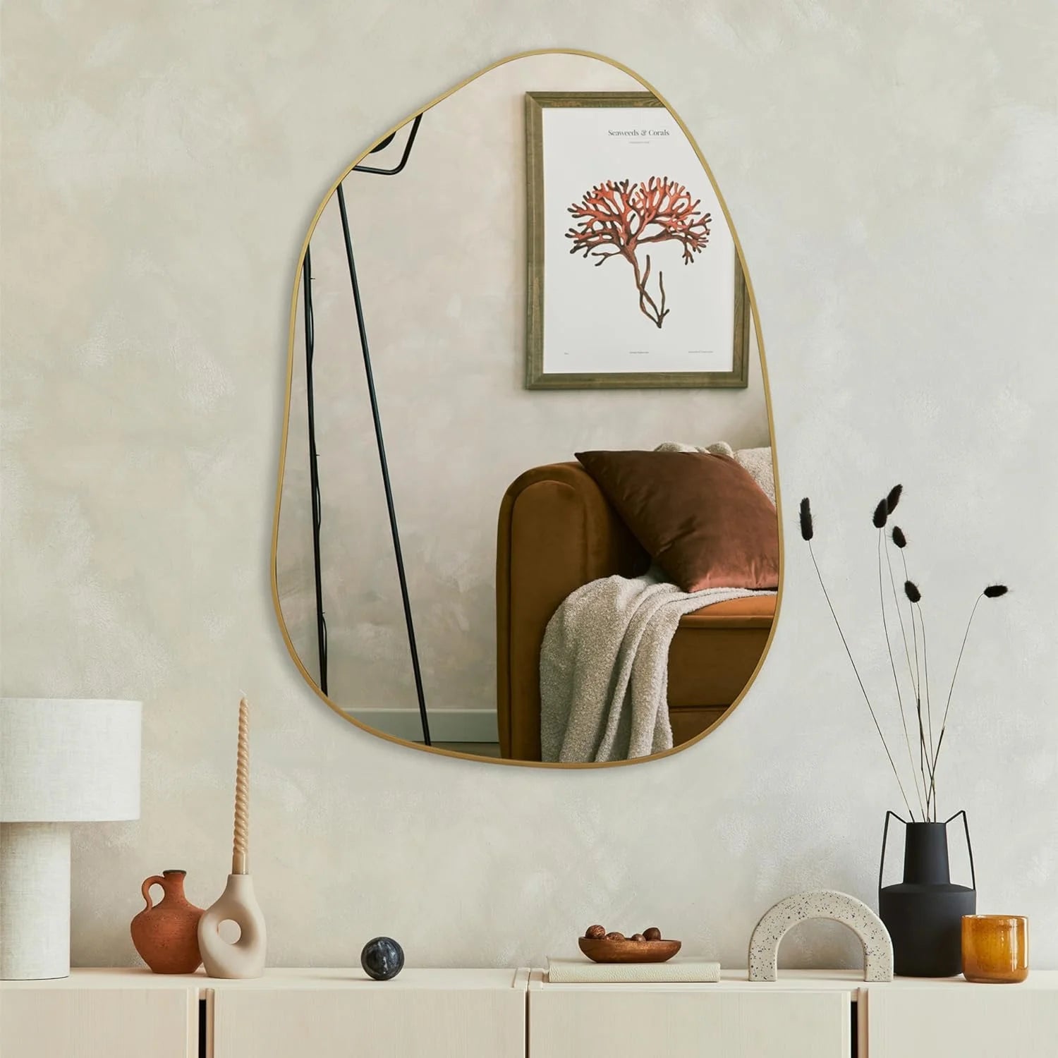 Hammock Chair Hanging Rope Swing styled for a cozy modern home