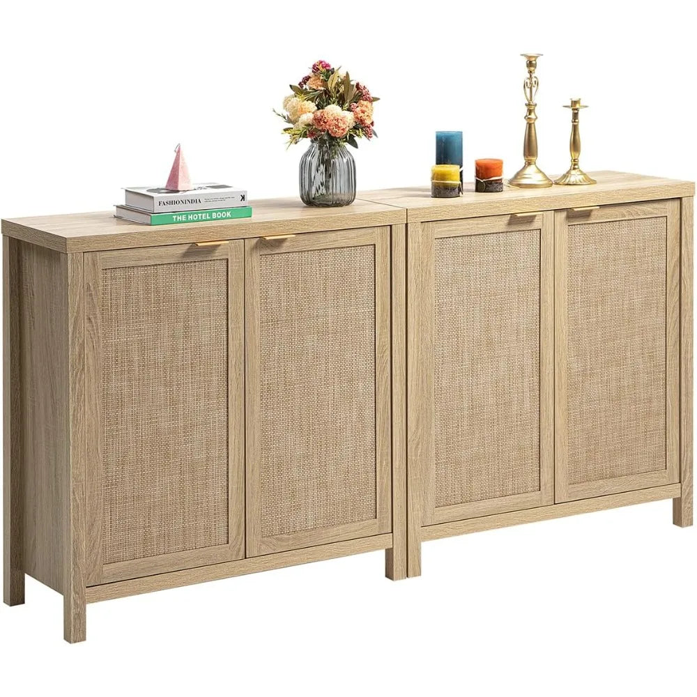 large-boho-rattan-sideboard-buffet-cabinet-natural-colored-wood=finish-winnow-foundry-co