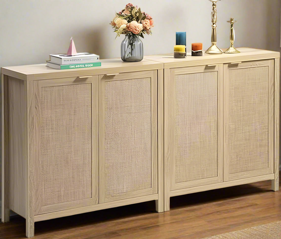 large-boho-rattan-sideboard-buffet-cabinet-natural-colored-wood=finish-winnow-foundry-co