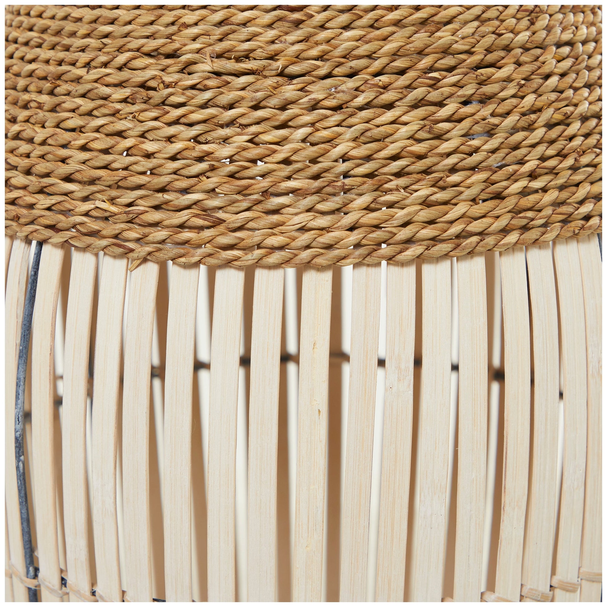 Handmade Tall Seagrass Floor Vase